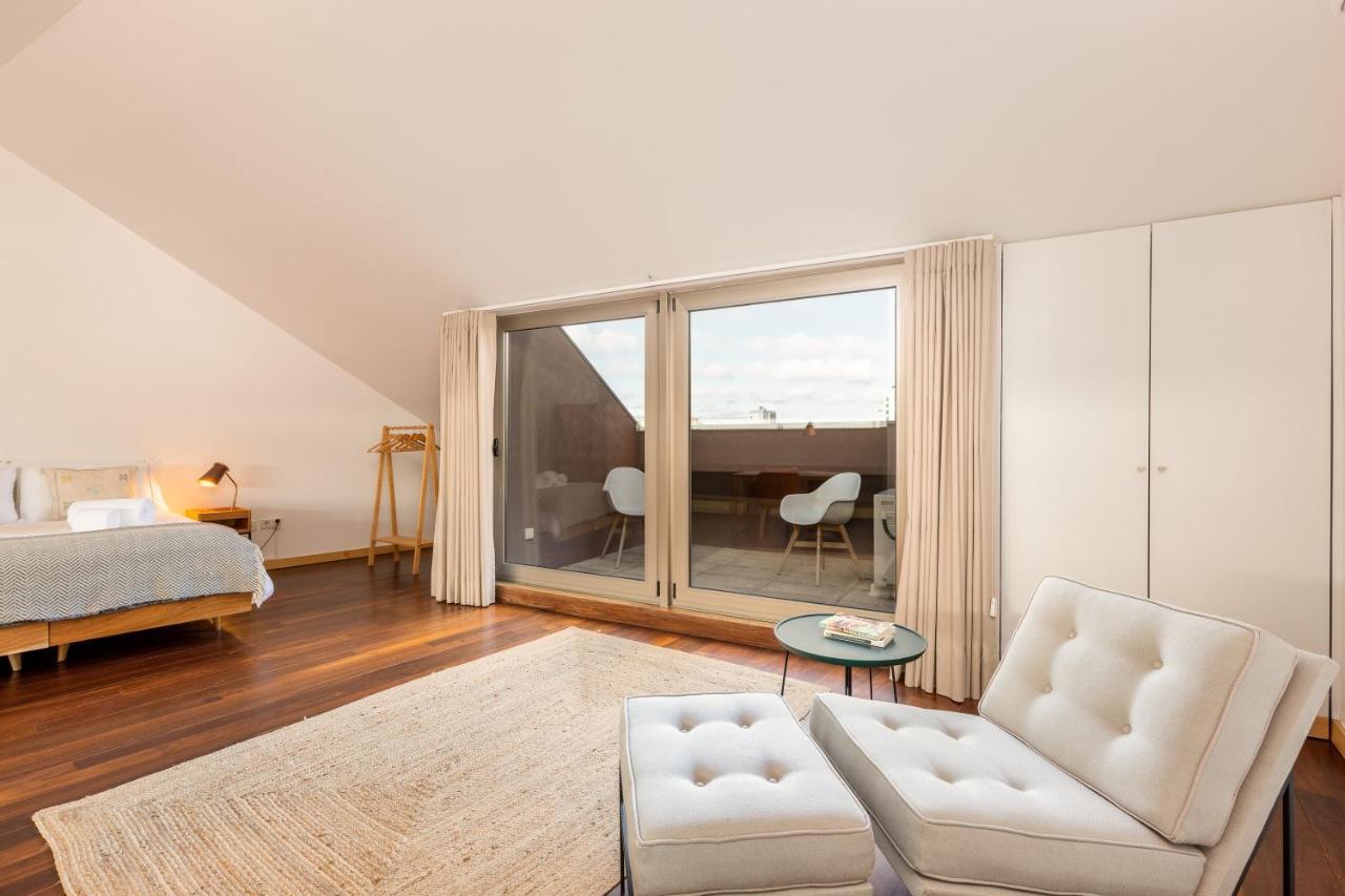 Sunny Loft In Downtown Porto With Private Parking Lägenhet Exteriör bild